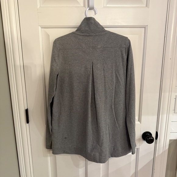 Lululemon Grey Wrap Snap Belle Sweatshirt Jacket 41998 - Picture 11 of 14